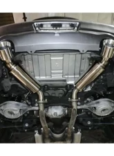 Megan Racing Dual Canister Axleback Exhaust Blue Tips RWD Infiniti G37 Coupe 3.7 VQ | Infiniti Q60 Coupe 2008-2015                                     - MR-ABE-IG08-BT - Image 4