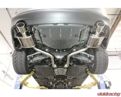 Megan Racing Catback OE-RS Burnt Roll Tip Lexus IS240 2.5L V6 2014+ - MR-ABE-LI14-VO