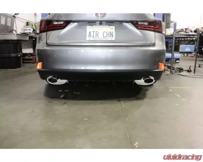 Megan Racing Catback OE-RS Burnt Roll Tip Lexus IS240 2.5L V6 2014+ - MR-ABE-LI14-VO
