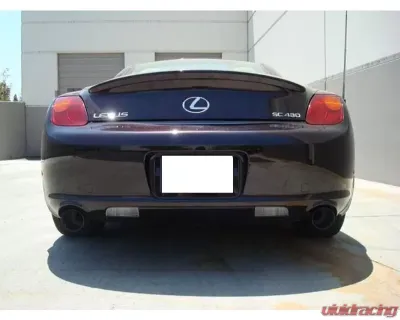 Megan Racing Axleback Exhaust System for Lexus SC430 2001-2010, T-304 Stainless Steel - MR-ABE-LSC01-BT