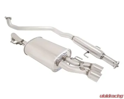 Megan Racing OE-RS Catback Single Muffler Dual Tips Rear Section Only Kia Forte Koup 2010-2013 - MR-CBS-KFT10-SS-R