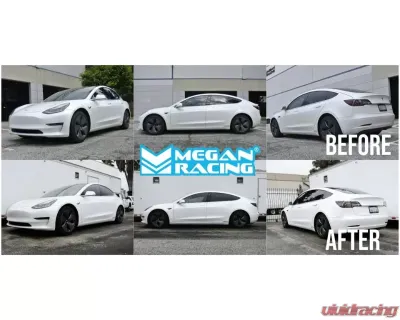 Megan Racing EZII Series Coilover Damper Kit Tesla Model 3 RWD 2017+ - MR-CDK-TSL17-EZII