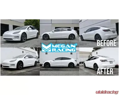 Megan Racing EZII Series Coilover Damper Kit Tesla Model 3 AWD 2017+ - MR-CDK-TSL17X-EZII