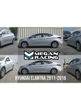 Megan Racing Lowering Springs for Hyundai Elantra 2011-2016 - SAE 9254 Steel, -30mm Front, -39mm Rear                                     - MR-LS-HYE11 - Image 2
