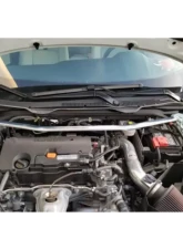 Megan Racing Spec Front Strut Bar Front Upper Honda Civic 2016-2021                                     - MR-SB-HC16FU-1P-ii - Image 3