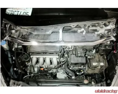 Megan Racing Race Spec One-Piece Aluminum Strut Bar for Honda Fit 2009-2014 - MR-SB-HF09FU-1P