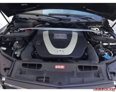 Megan Racing Front Race Spec Upper Strut Bar for Mercedes-Benz C-Class W204 2008-2014 Aluminum - MR-SB-MBW204FU-1P