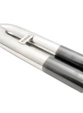 Megan Racing Muffler Delete Dual 3" Black Chrome Straight Tips Universal                                     - MR-UT-D3-BC - Image 2