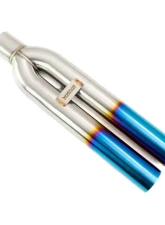 Megan Racing Muffler Delete Tips Dual 3" Straight Design Universal                                     - MR-UT-D3-BT - Image 2