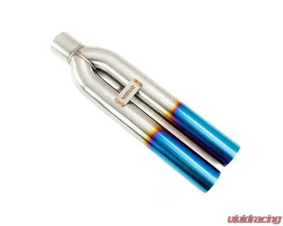 Megan Racing Muffler Delete Tips Dual 3" Straight Design Universal - MR-UT-D3-BT