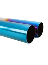 Megan Racing Muffler Delete Tips Dual 3" Straight Design Universal                                     - MR-UT-D3-BT - Image 2