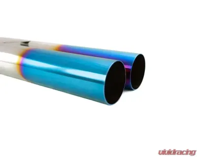 Megan Racing Muffler Delete Tips Dual 3" Straight Design Universal - MR-UT-D3-BT