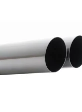 Megan Racing Muffler Delete Dual 3" Black Chrome Angled Tips Universal                                     - MR-UT-D3BC-V2 - Image 2