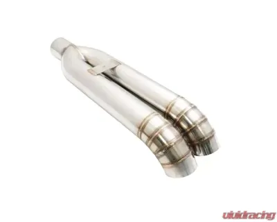 Megan Racing Muffler Delete Dual 3" Stainless Turndown Tips Universal - MR-UT-FD-D3