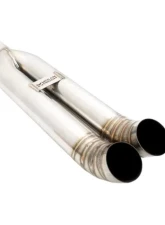 Megan Racing Muffler Delete Dual 3" Stainless Turndown Tips Universal                                     - MR-UT-FD-D3 - Image 2