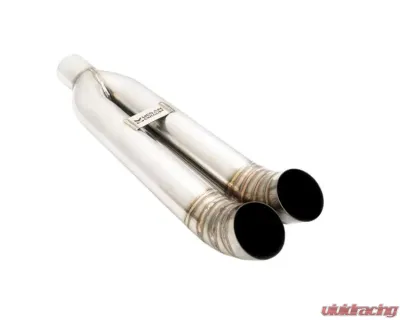 Megan Racing Muffler Delete Dual 3" Stainless Turndown Tips Universal - MR-UT-FD-D3
