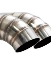 Megan Racing Muffler Delete Dual 3" Stainless Turndown Tips Universal                                     - MR-UT-FD-D3 - Image 3