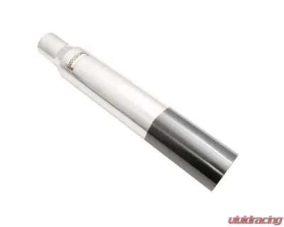 Megan Racing Universal Muffler Delete Single 3" to 4" Black Chrome Straight Tip - MR-UT-S4-BC