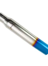 Megan Racing Universal Muffler Delete Single 4" Burnt Blue Angled Tip                                     - MR-UT-S4-BT-V2 - Image 2