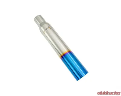 Megan Racing Universal Muffler Delete Single 4" Burnt Blue Tip - MR-UT-S4-BT