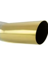 Megan Racing Universal Muffler Delete Single 4" Angled Tip Gold                                     - MR-UT-S4GD-V2 - Image 2