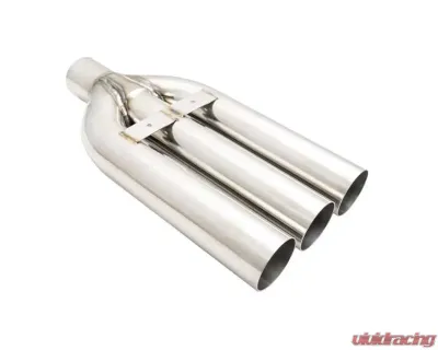 Megan Racing Universal Muffler Delete Triple 3" Stainless Straight Tips Universal - MR-UT-TR3