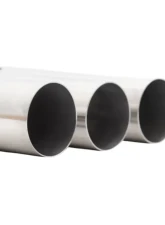 Megan Racing Universal Muffler Delete Triple 3" Stainless Straight Tips Universal                                     - MR-UT-TR3 - Image 2