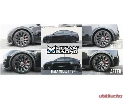 Megan Racing EZII Series Coilover Kit Tesla Model Y | Model 3 2017+ - MR-CDK-TSLY19X-EZII