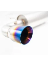 Megan Racing Blue Titanium Tip Axleback Exhaust System for Scion tC 2011-2016, T-304 Stainless Steel                                     - MR-ABE-STC11-VO - Image 2