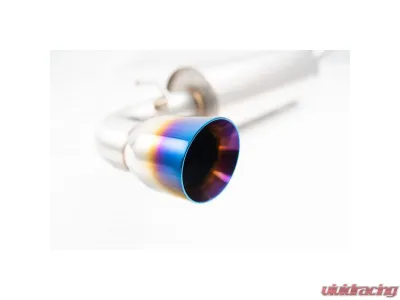 Megan Racing Blue Titanium Tip Axleback Exhaust System for Scion tC 2011-2016, T-304 Stainless Steel - MR-ABE-STC11-VO