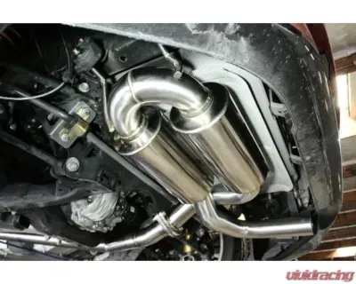 Megan Racing Catback Exhaust System V3 Muffler Section Mazda MX-5 2016+ - LW-CBS-MMX515-V3-R