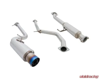 Megan Racing Exhaust System Blue Titanium Tip Type DS Scion tC 2011+ - LW-CBS-STC11-DS-BT