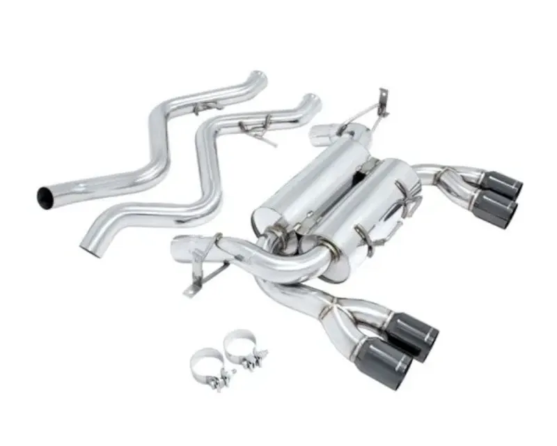 Megan Racing Supremo Exhaust System Black Chrome Rolled Tips BMW E92 M3 2008-2013 - MR-ABE-BE92M3-BC