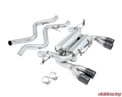 Megan Racing Supremo Exhaust System Black Chrome Rolled Tips BMW E92 M3 2008-2013 - MR-ABE-BE92M3-BC