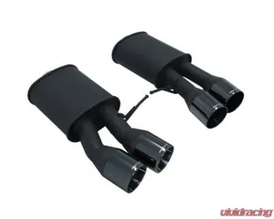 Megan Racing Supremo Exhaust System Black Chrome Rolled Tips BMW M6 2013-2019 - MR-ABE-BF13M6-BC