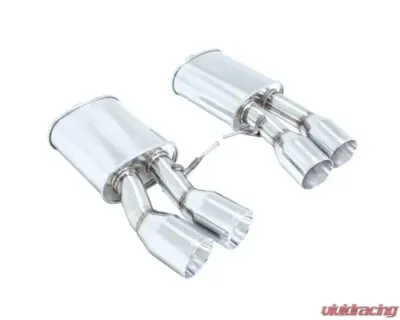 Megan Racing Supremo Exhaust System Stainless Rolled Tips BMW M6 2013-2019 - MR-ABE-BF13M6-SRT