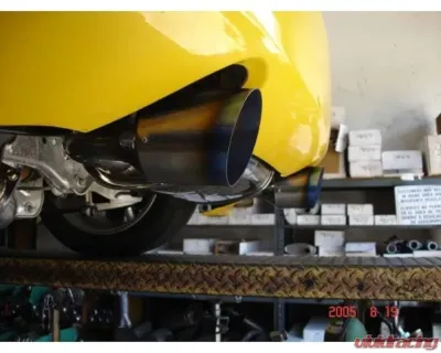 Megan Racing OE-RS Series Catback Exhaust System Blue Titanium Tips Nissan 350Z - MR-CBS-350Z-BT