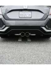 Megan Racing Catback Exhaust System Stainless Honda Civic 2016+                                     - MR-CBS-HC16T - Image 3