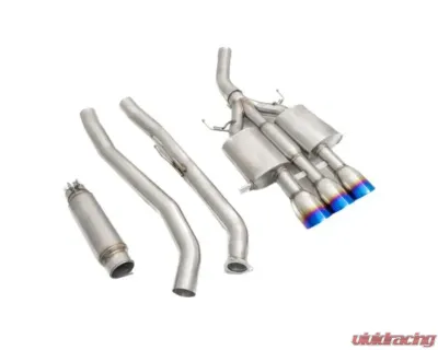 Megan Racing Catback Exhaust System Burnt Tips Honda Civic Type-R 2017+ - MR-CBS-HC17R-BT