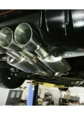 Megan Racing Catback Exhaust System Burnt Tips Honda Civic Type-R 2017+                                     - MR-CBS-HC17R-BT - Image 3