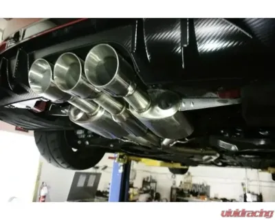 Megan Racing Catback Exhaust System Burnt Tips Honda Civic Type-R 2017+ - MR-CBS-HC17R-BT