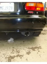 Megan Racing Black Series Exhaust System Honda Civic EX Model 1992-2000                                     - MR-CBS-HC92-OEB - Image 2