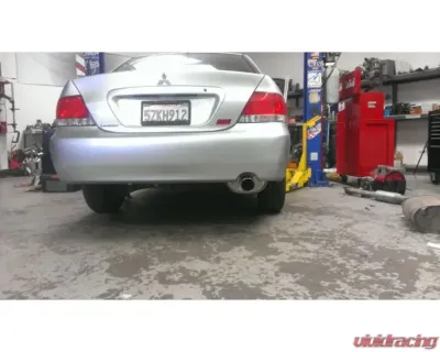 Megan Racing OE-RS Exhaust System Burnt Rolled Tips Mitsubishi Lancer 2002-2006 - MR-CBS-ML02-VO