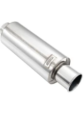 Megan Racing 2.5in Stainless Steel Universal Exhaust Muffler Roll Tip, 505mm Length                                     - LWT-MU-SP25 - Image 2