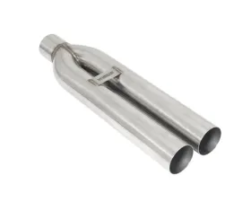 Megan Racing 3 Inch Universal Blast Pipe Weld-On Straight Exhaust Tip, Stainless Steel