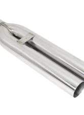 Megan Racing 3 Inch Universal Blast Pipe Weld-On Straight Exhaust Tip, Stainless Steel                                     - LWT-UT-D3 - Image 2