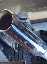 Megan Racing Blast Pipes Style Single Straight Exhaust Tips 3in to 4in Stainless Steel                                     - LWT-UT-S4-V3 - Image 3