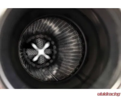 Megan Racing Blast Pipes Style Single Straight Exhaust Tips 3in to 4in Stainless Steel - LWT-UT-S4-V3