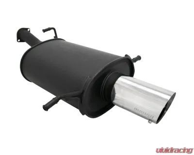 Megan Racing Catback Exhaust for Subaru WRX | STI 2002-2007, 4" Polished Tip, Flat Black Finish - MR-CBS-#A-OEB