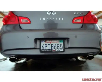 Megan Racing Rear Left OE-RS Catback Exhaust for Infiniti G37 2009-2013, T-304 Stainless Steel - MR-CBS-IG094D-SRT-RL